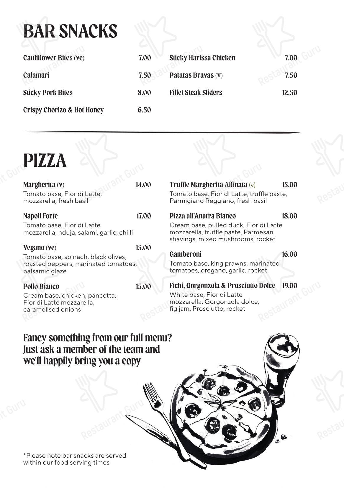 The Hawk Inn Pub with Rooms в Андовере - Breakfast Menu