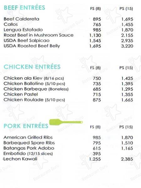 Conti's Take Out Nook - SM City Sta. Rosa Laguna меню