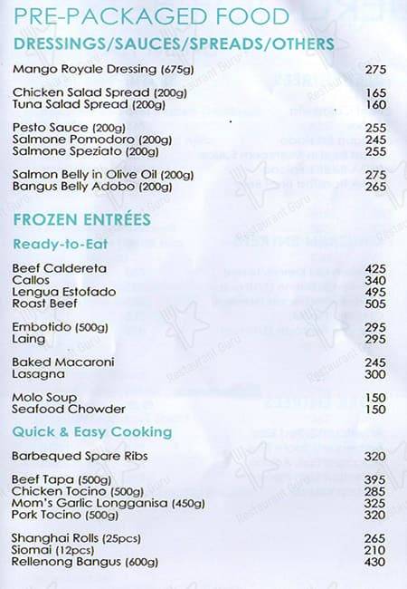 Conti's Take Out Nook - SM City Sta. Rosa Laguna меню