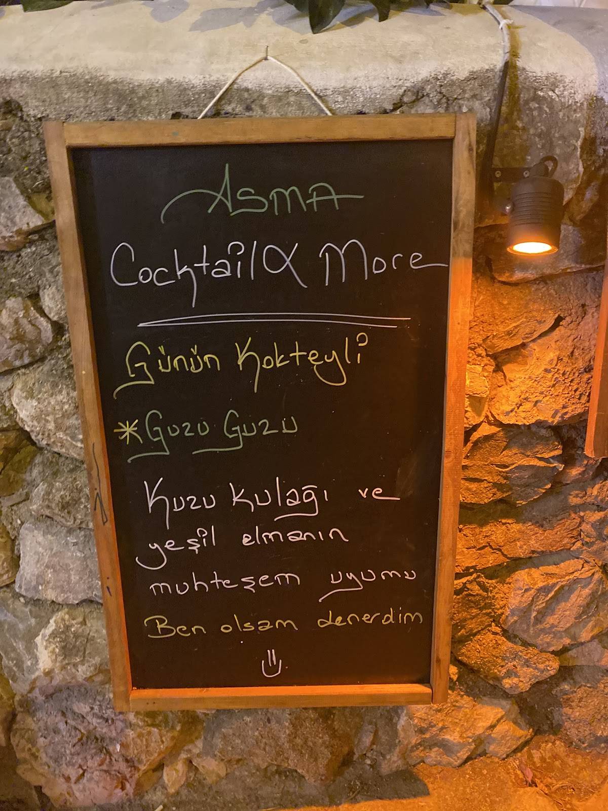ASMA ESKİ DATÇA меню
