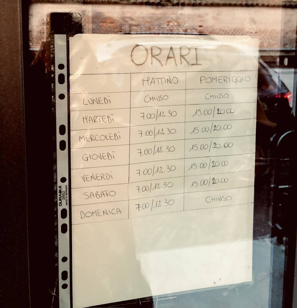 Pasticceria Al Muretto меню