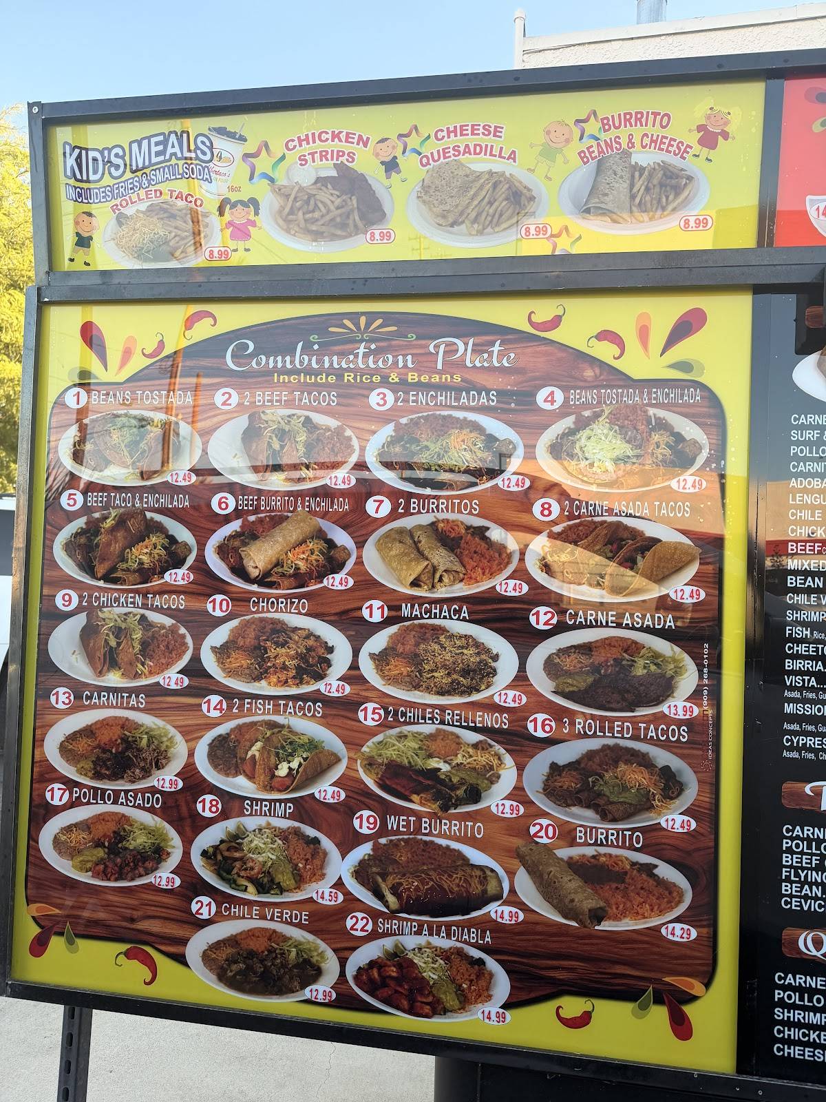 Albertaco's Mexican Food меню