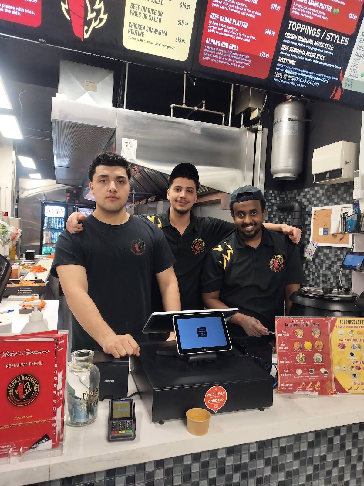 Alpha’s Shawarma (565 King St.) меню