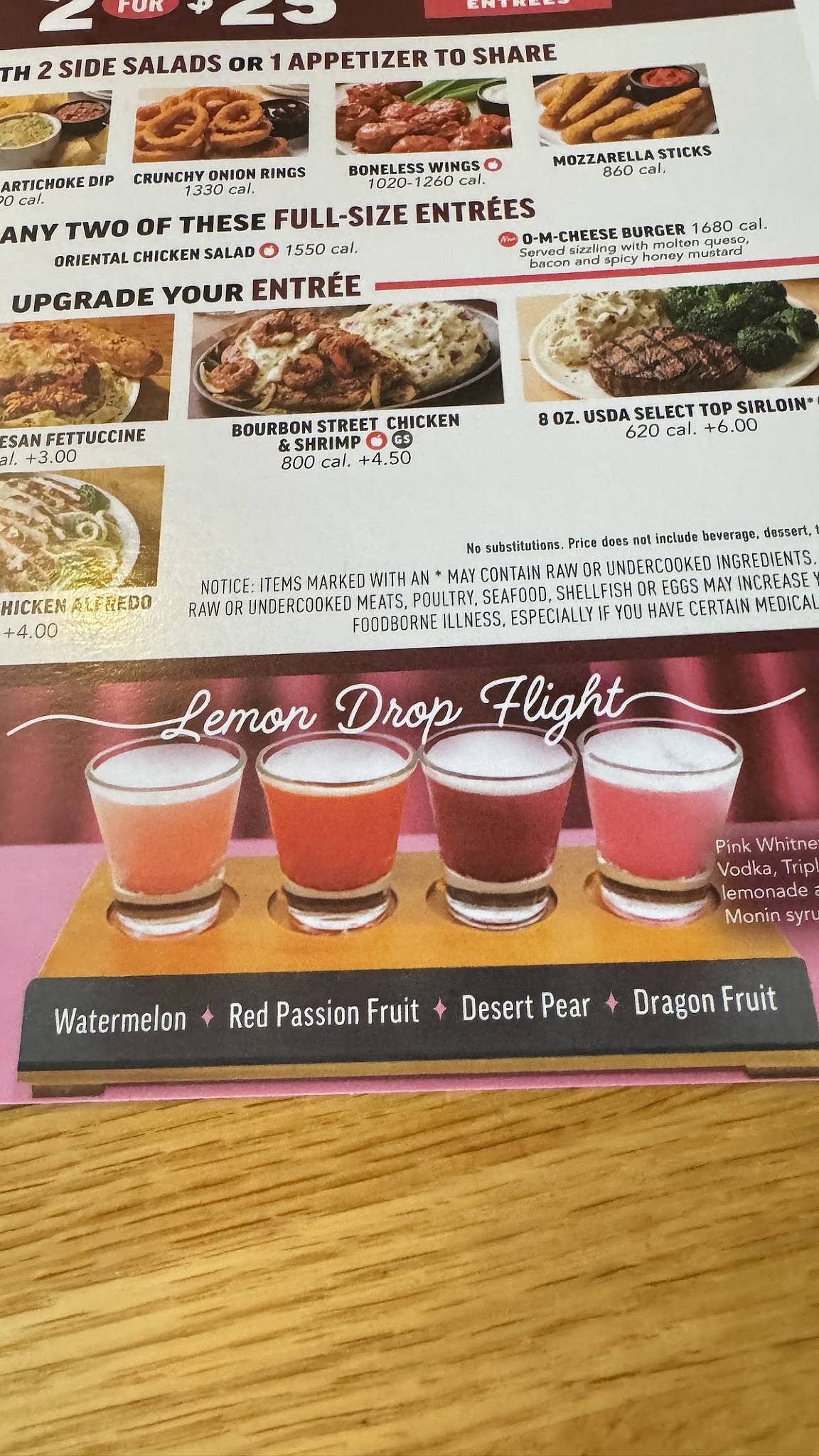 Applebee's Grill + Bar меню
