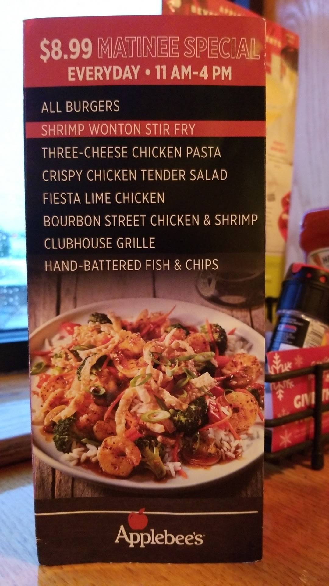 Applebee's Grill + Bar меню