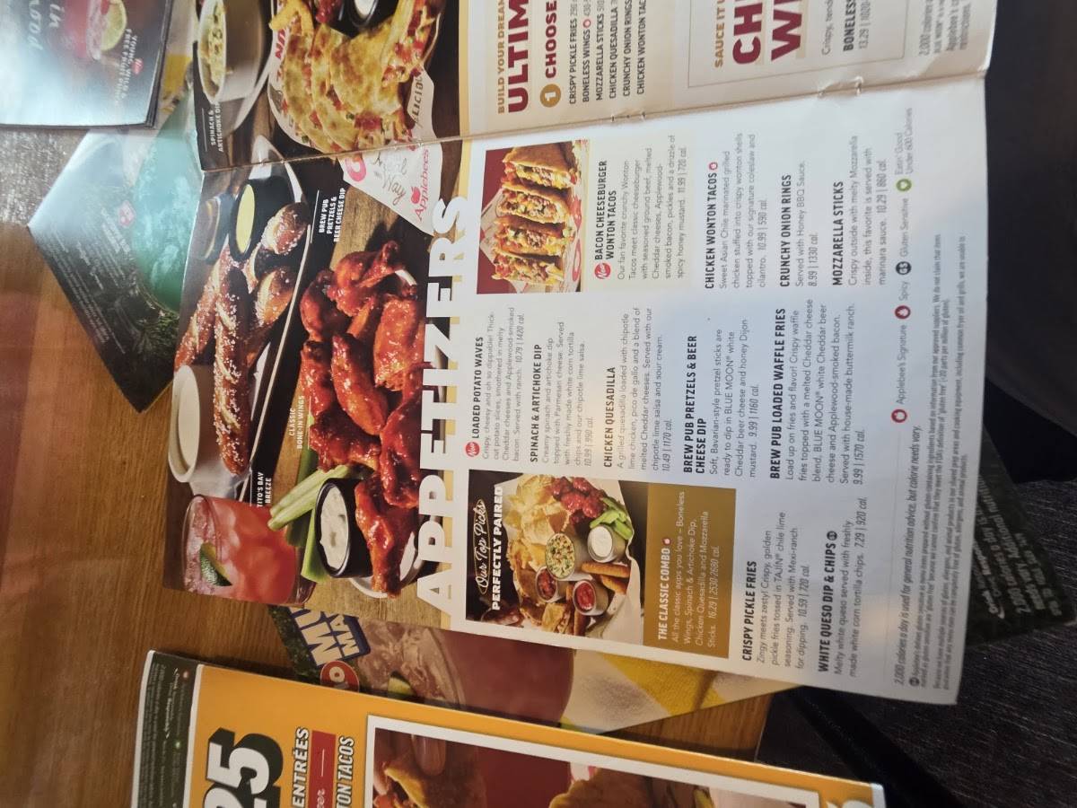 Applebee's Grill + Bar меню