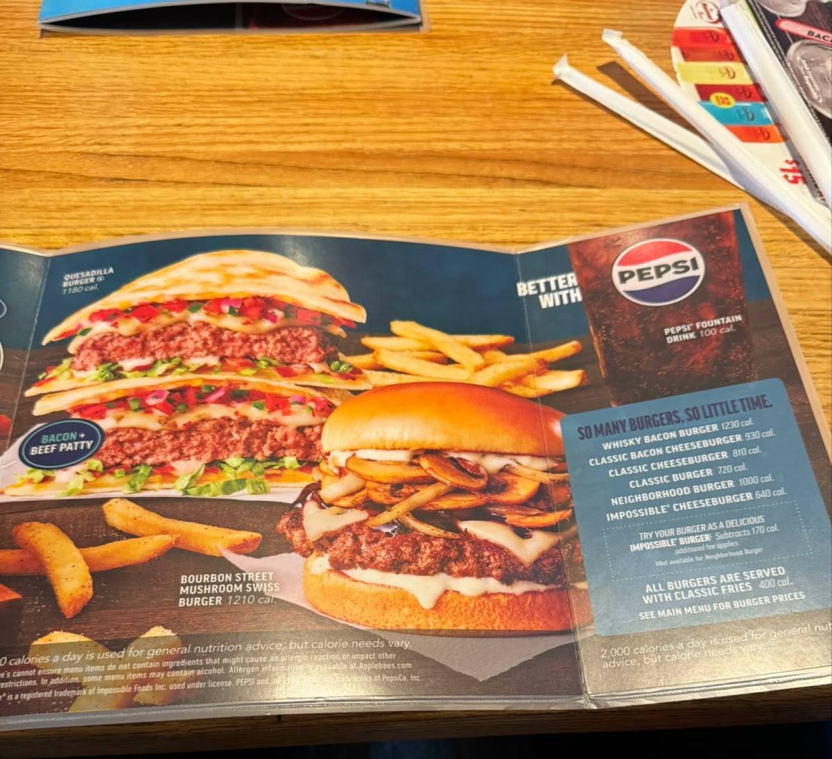 Applebee's Grill + Bar меню