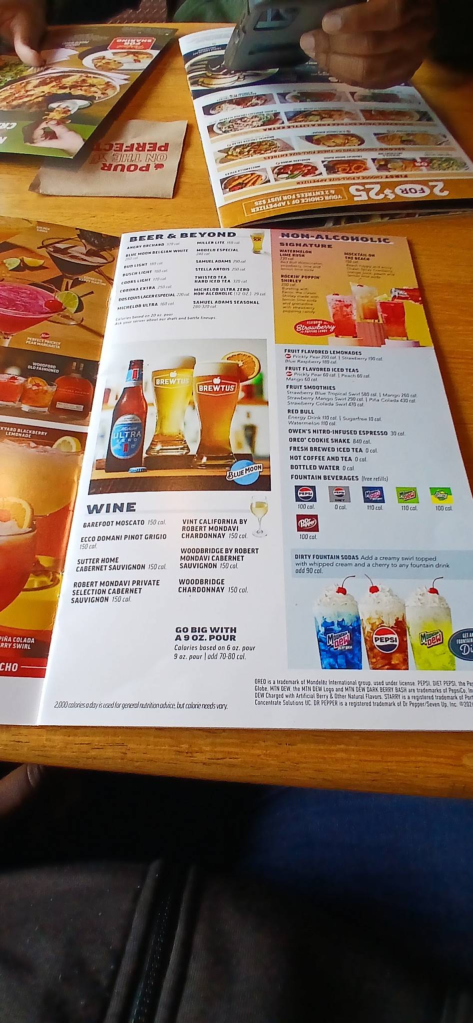 Applebee's Grill + Bar меню