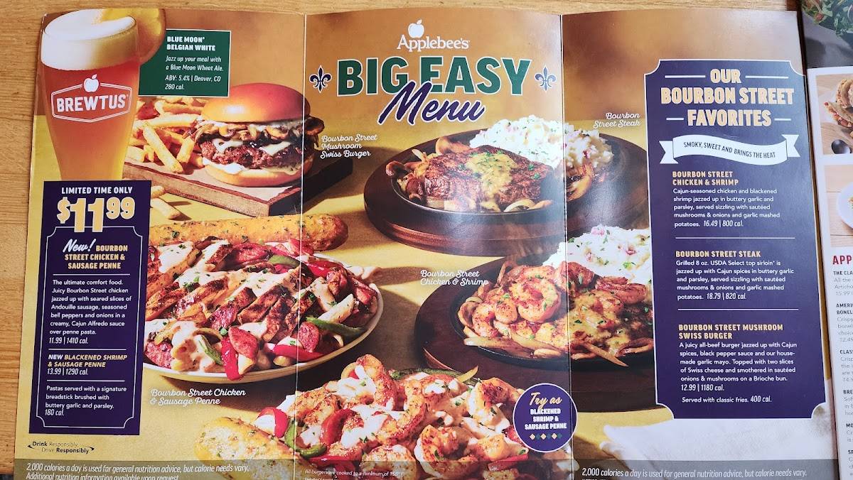 Applebee's Grill + Bar меню
