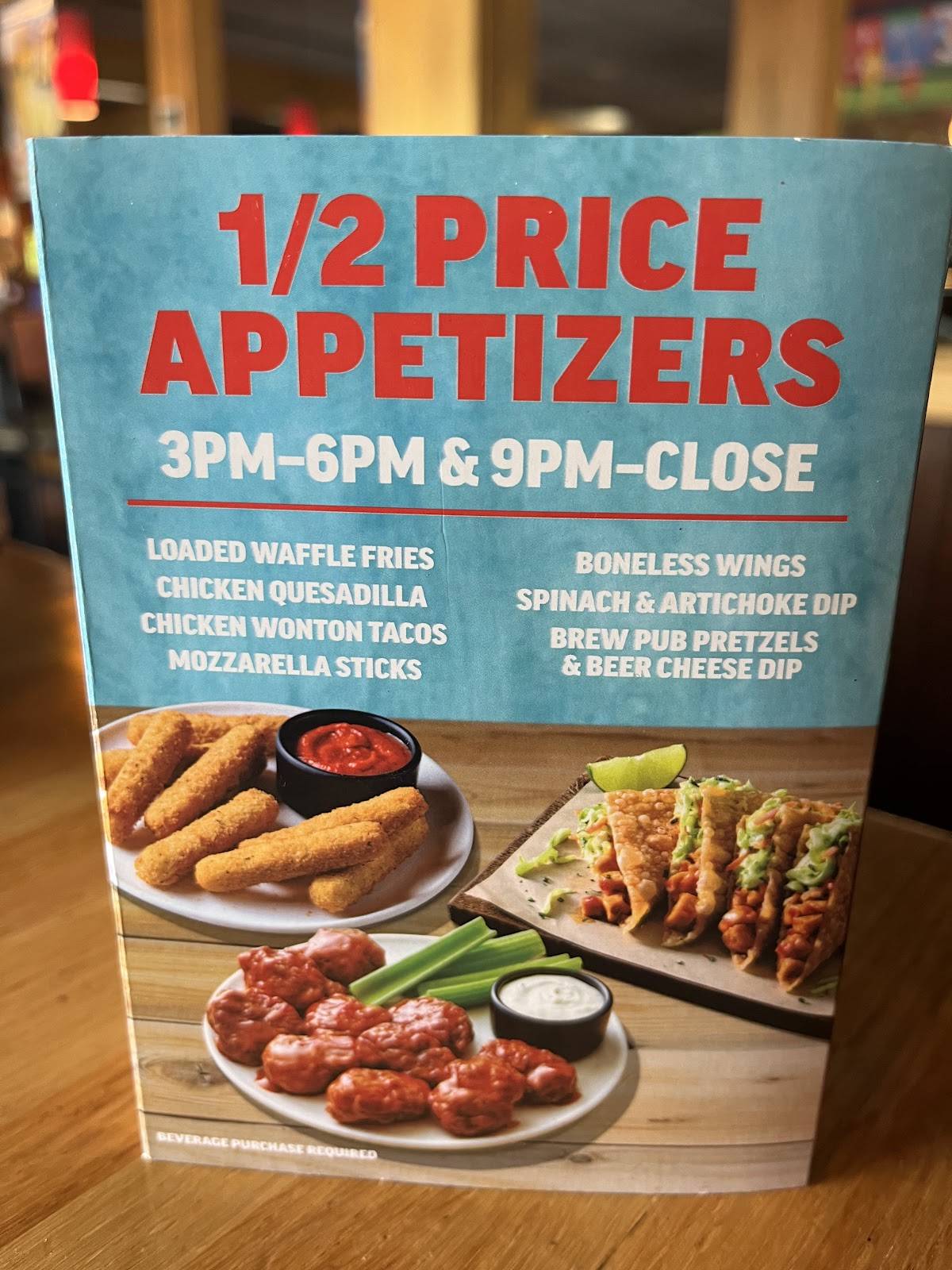 Applebee's Grill + Bar меню