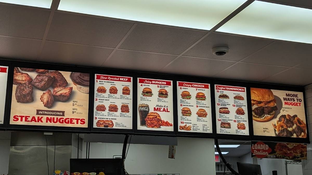 Arby's меню
