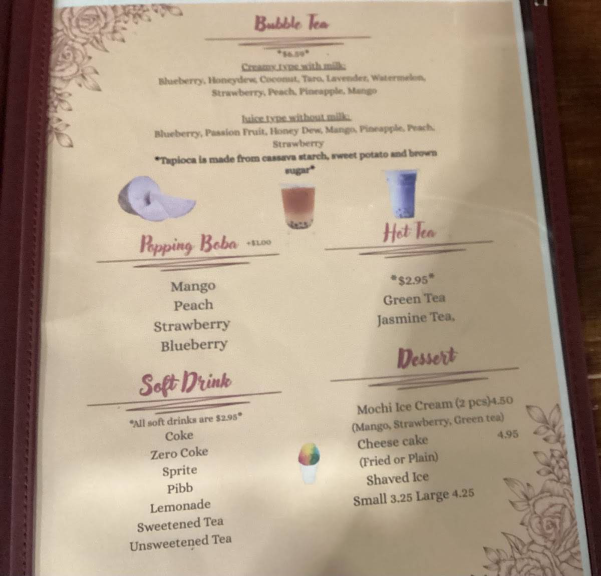 Aroma Ramen & Hibachi меню