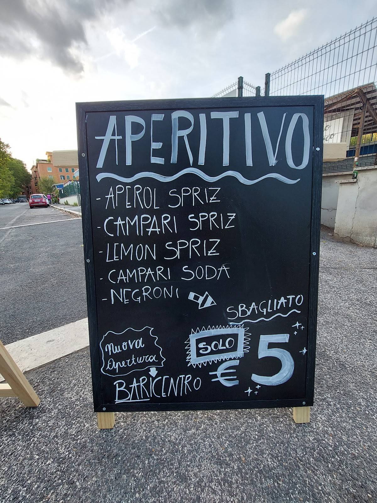 BARICENTRO меню