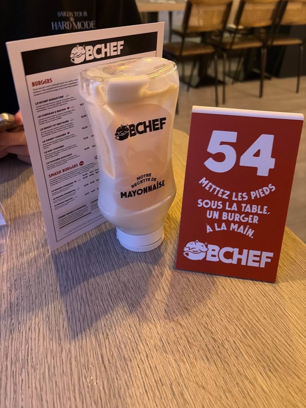 BCHEF Burgers - Rennes Colombier меню