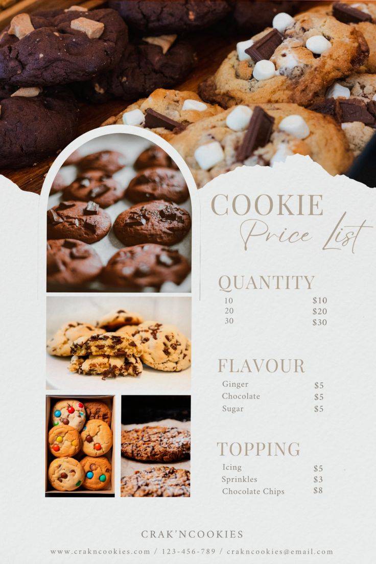 Bakery's меню