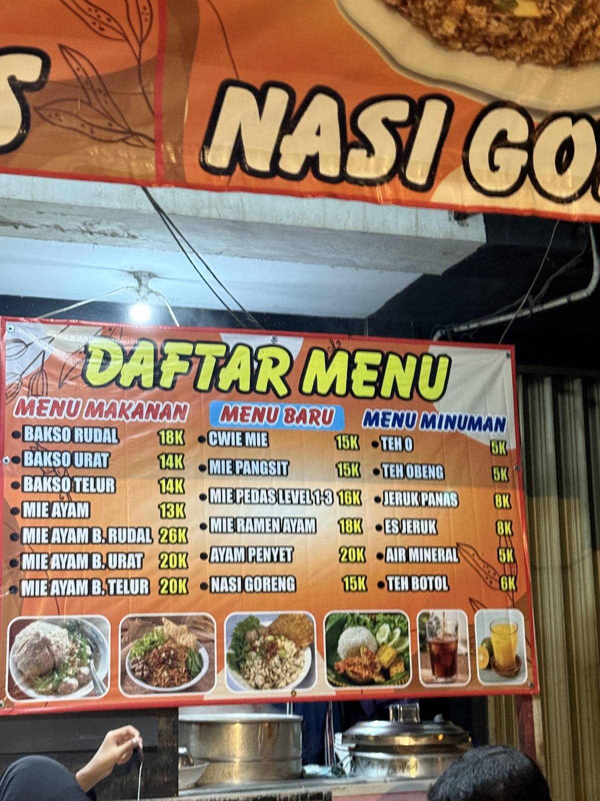 Bakso Rudal меню