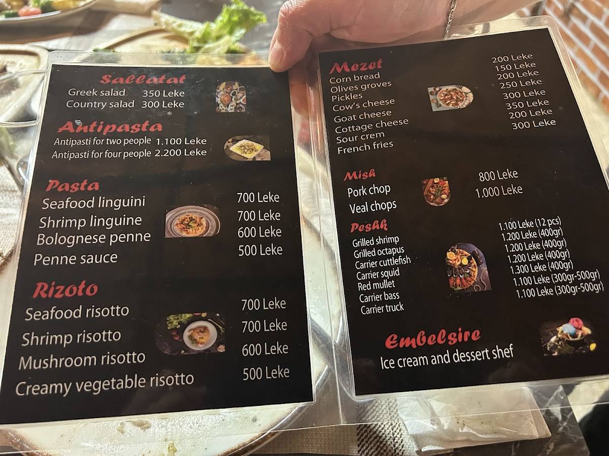 Bar Restorant Rey меню