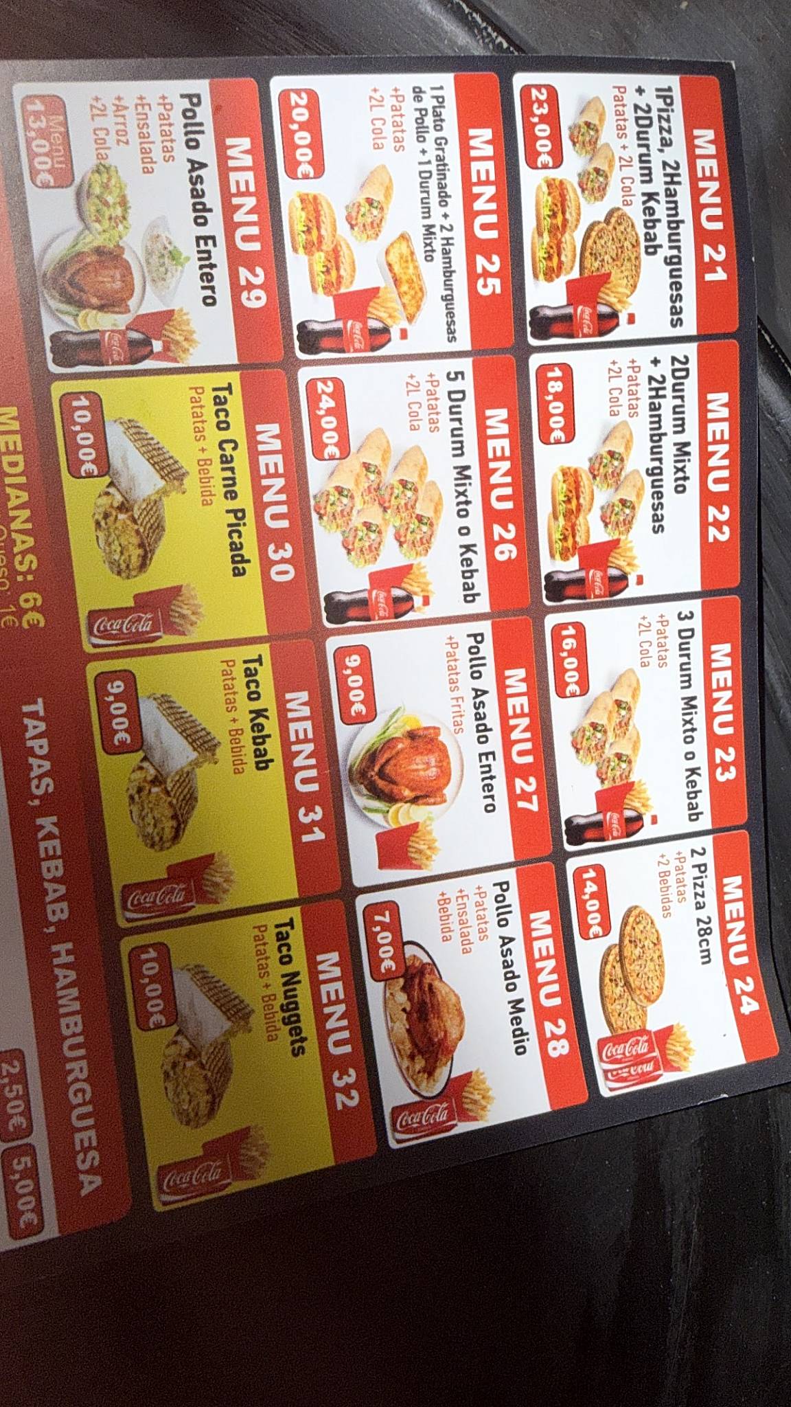 Bar Stop Ali Kebab меню