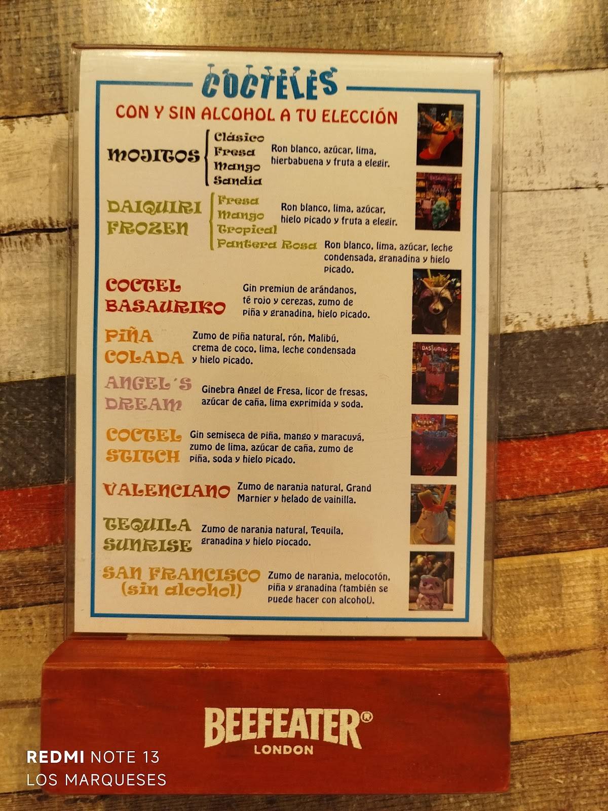 Basauriko cafe меню