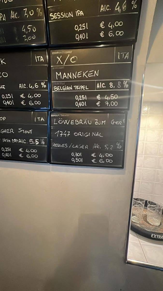 Beer Time меню
