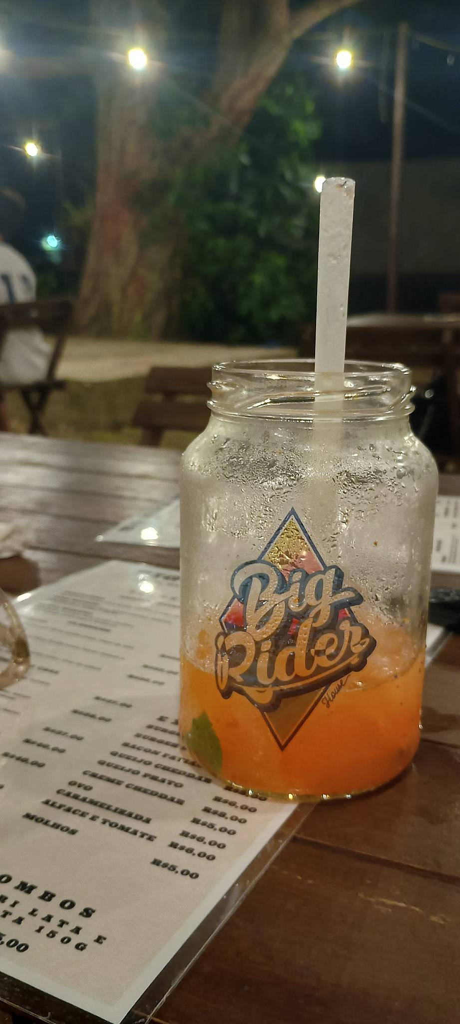 Big Rider House меню