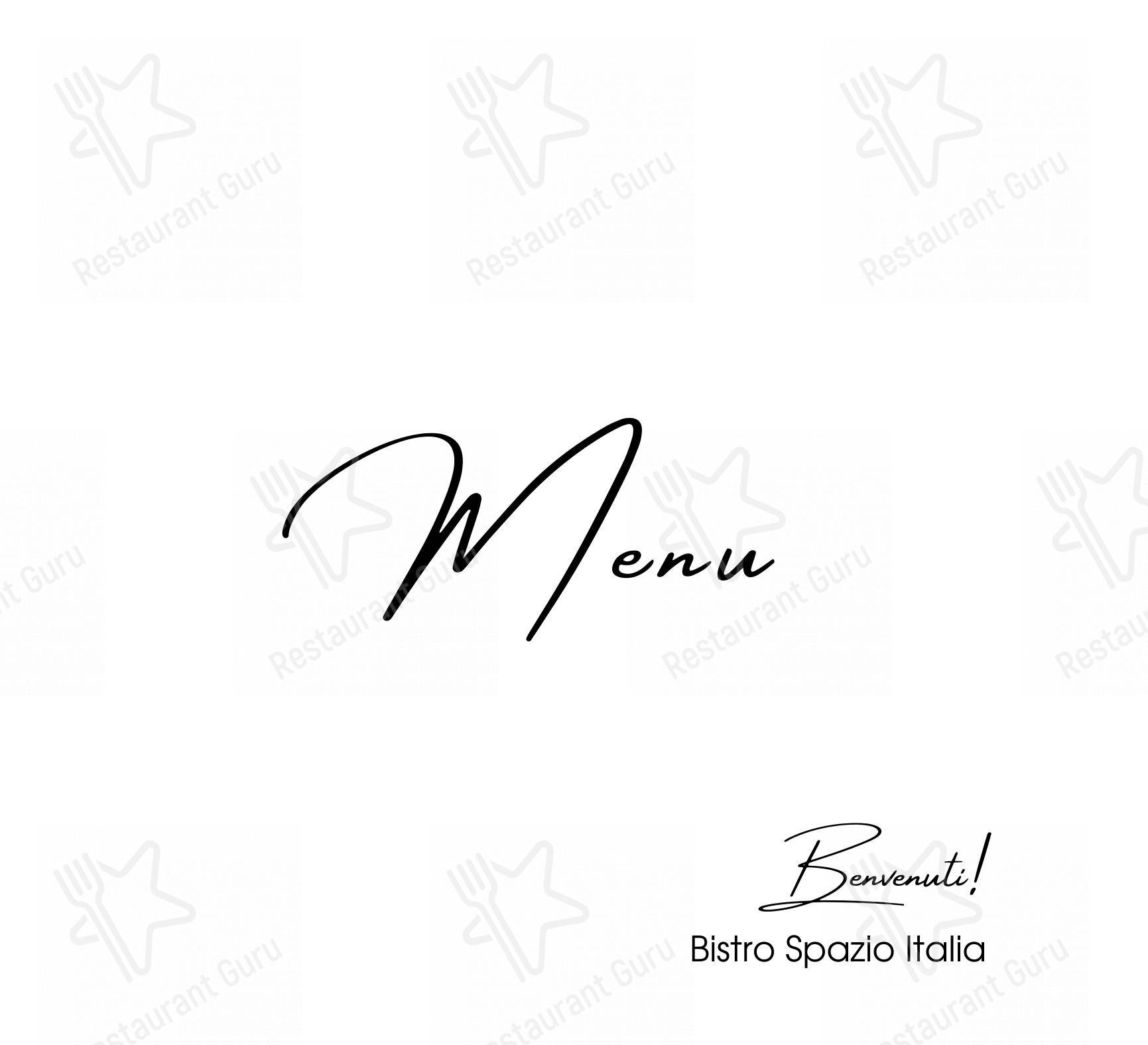 Меню ресторана Bistro Si