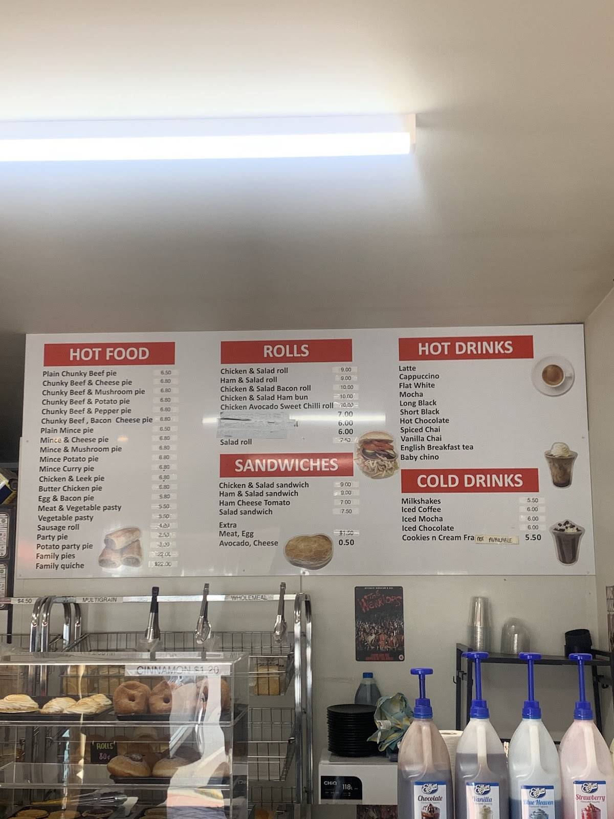 Bittern Bakery & Cafe меню