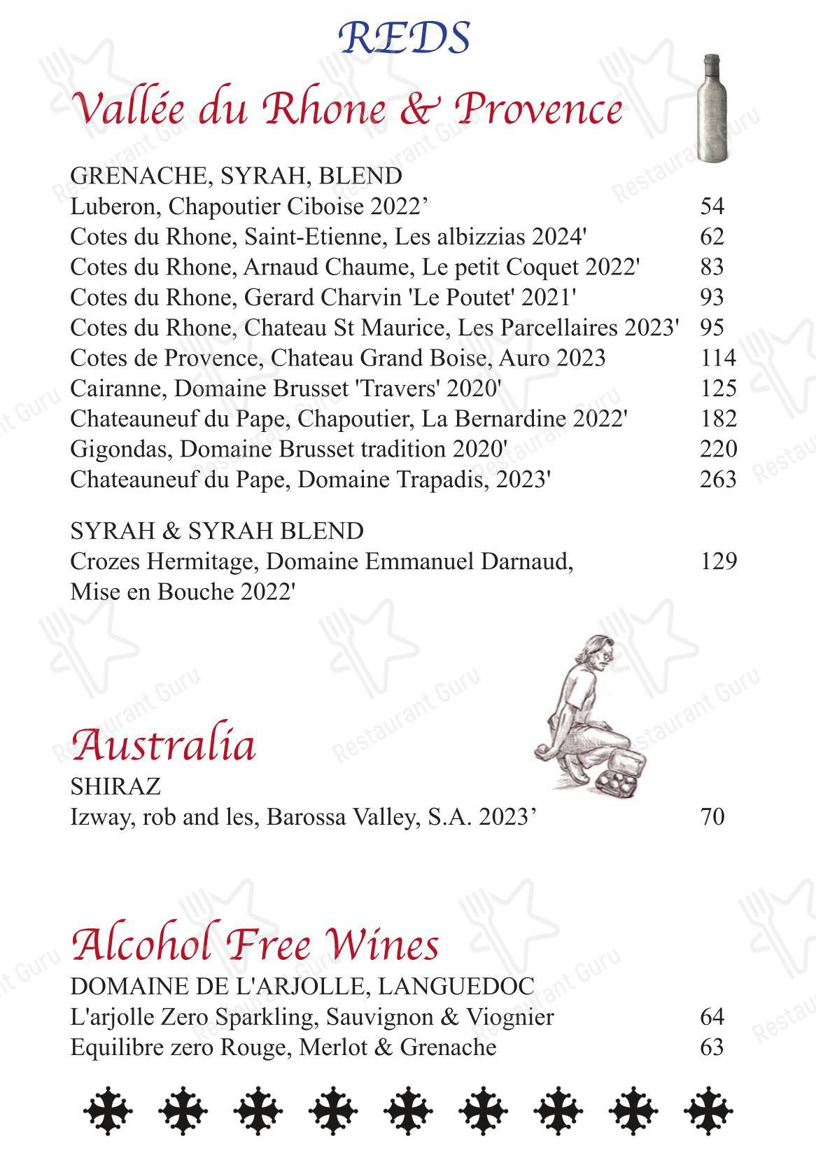 Bon Ap' Petit Bistro в Фицрое - Takeaway Menu