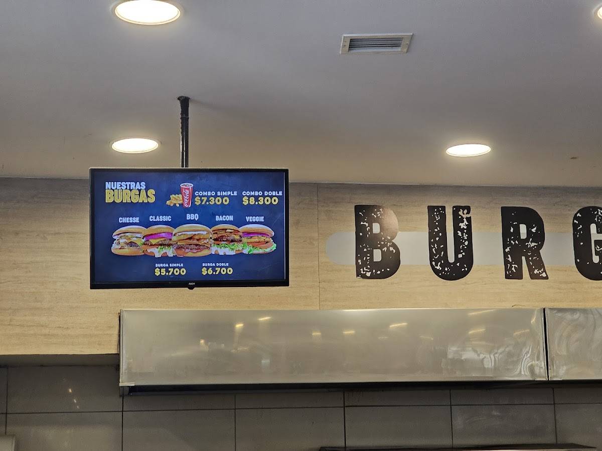 Burga edificio K меню