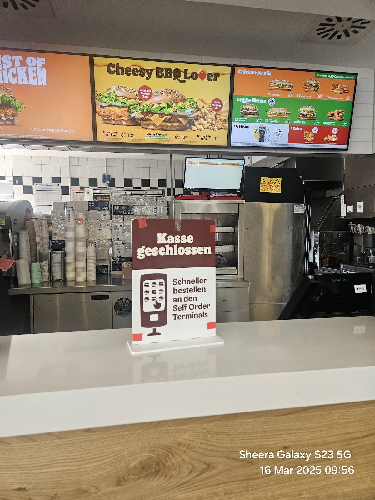 Burger King Rheinbach меню