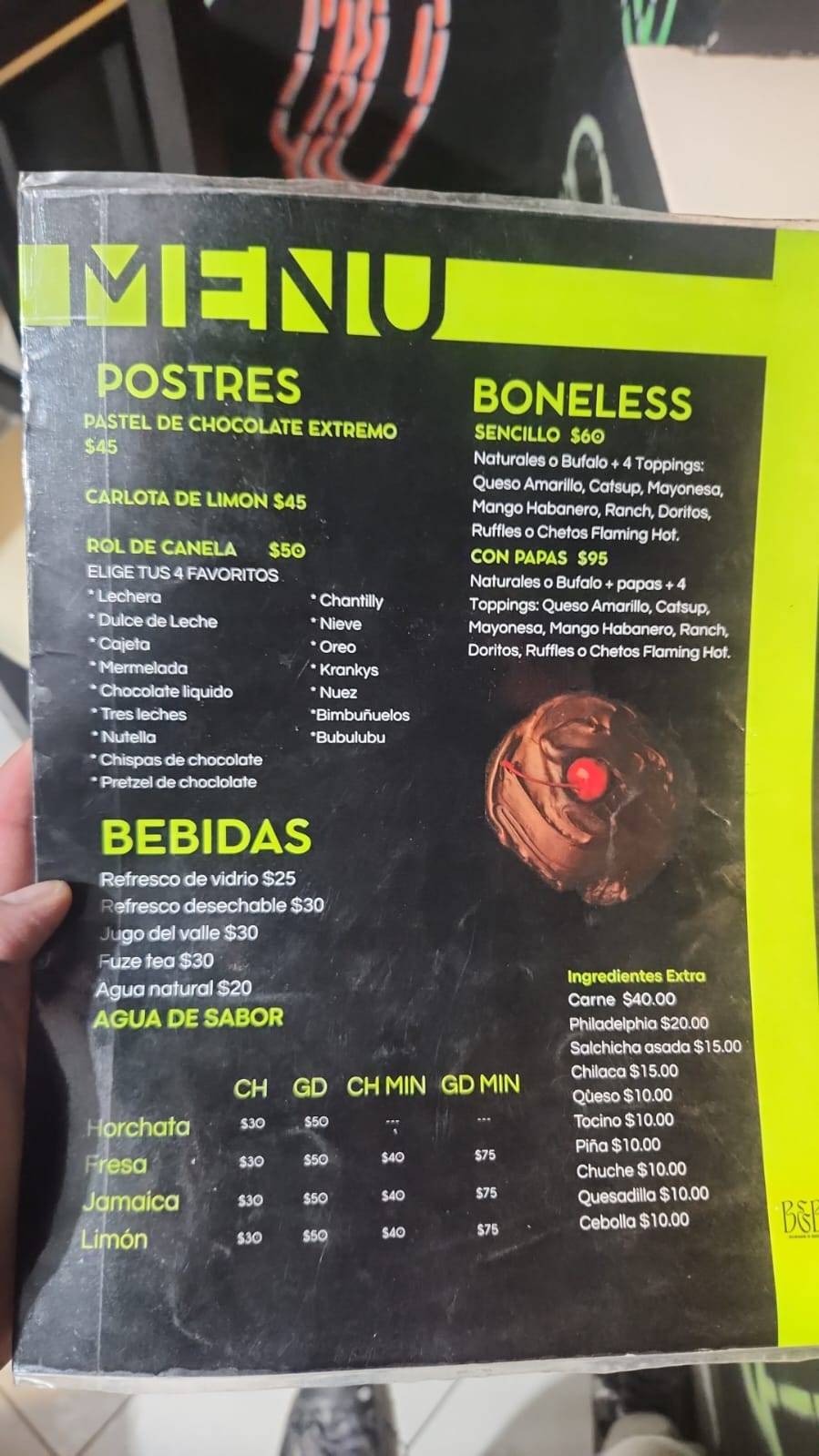 Burger & Beer меню
