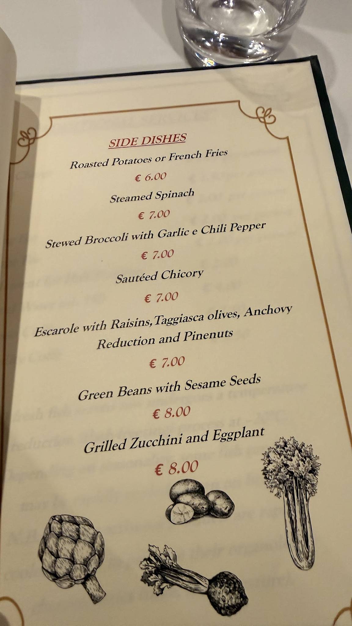 CIBO Limata меню