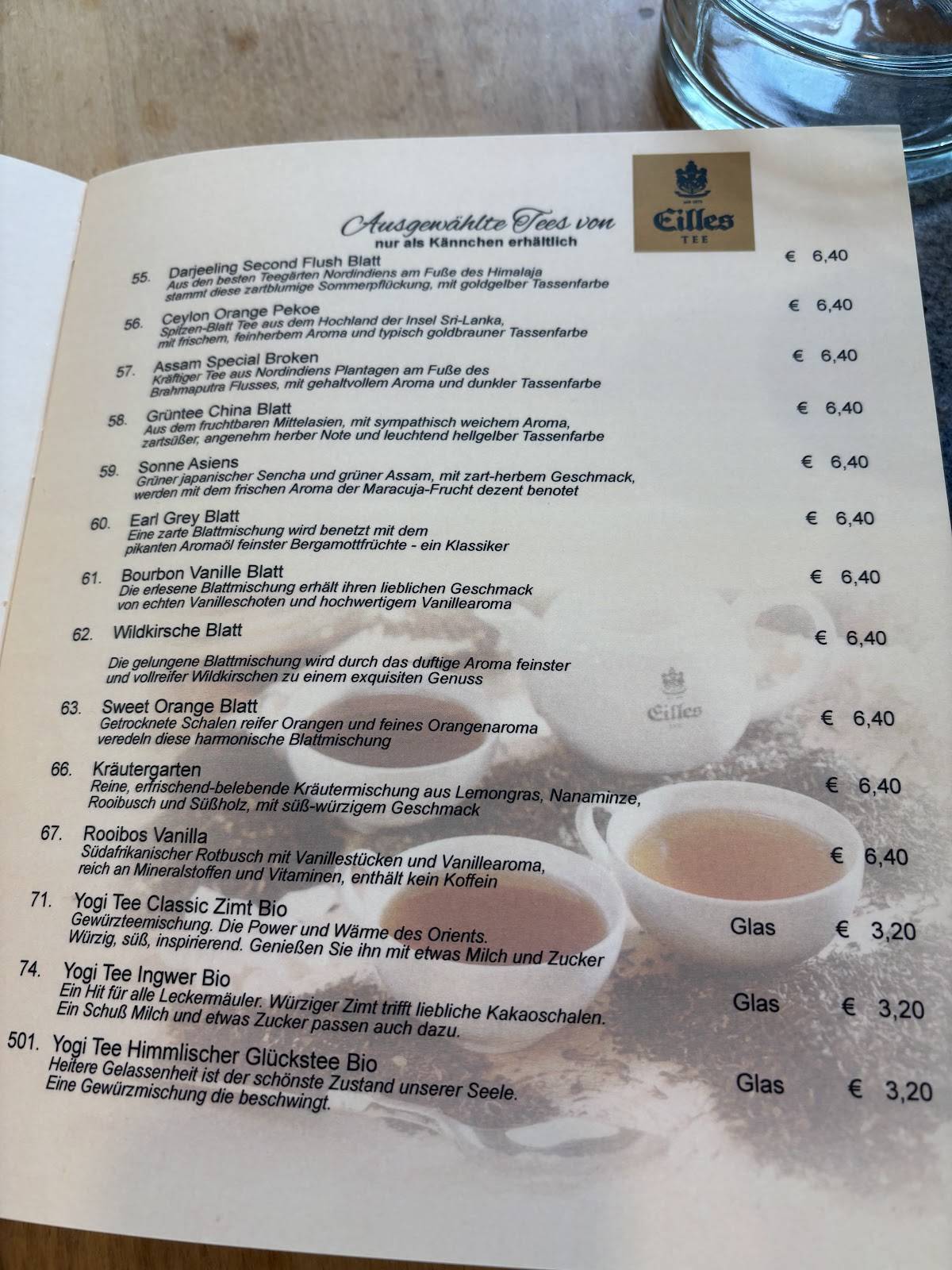 Café am Rathaus меню