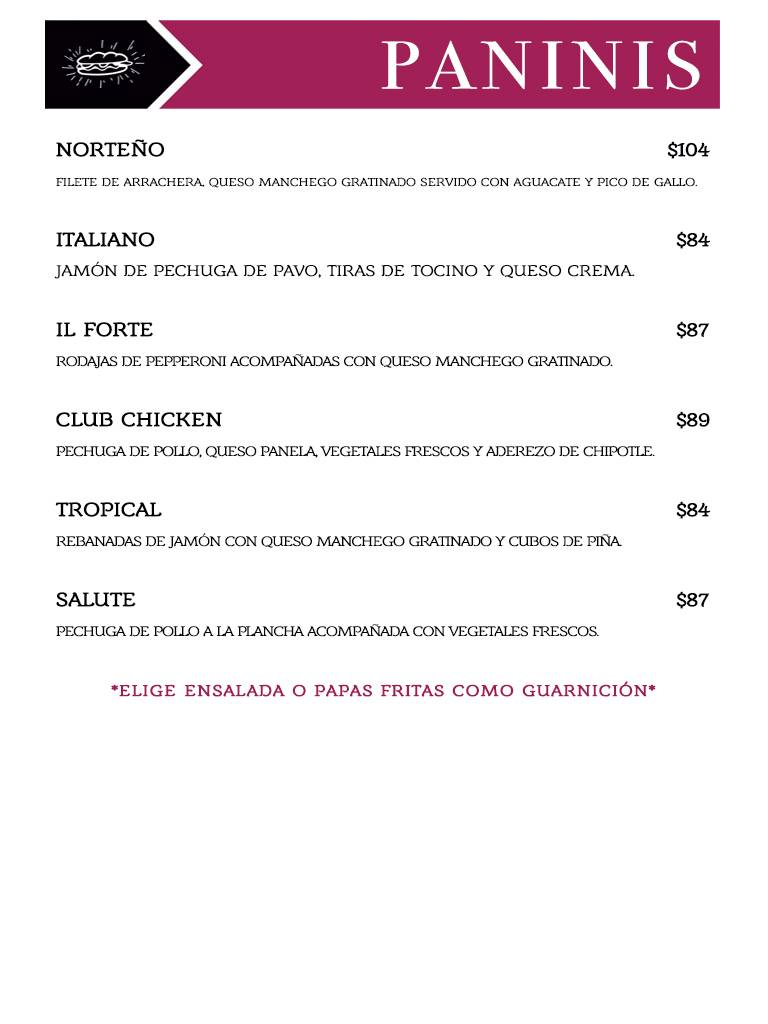 Che Cafe меню