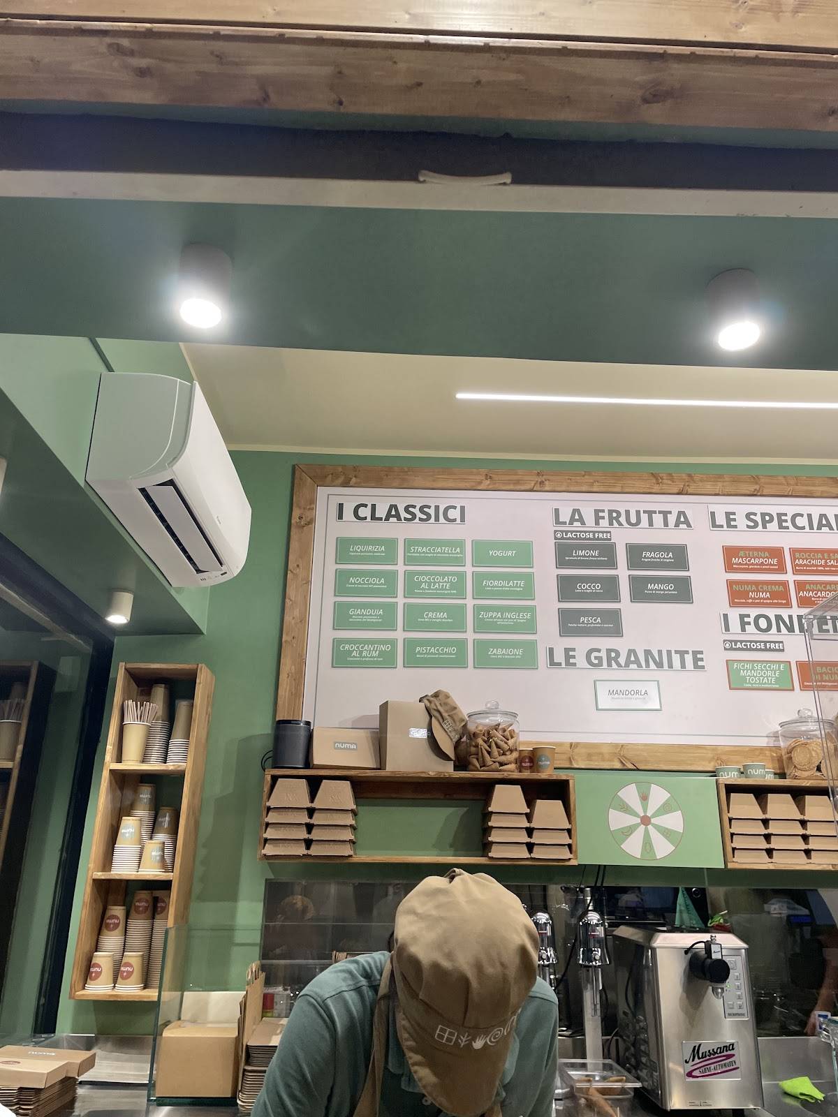 Gelateria Numa меню