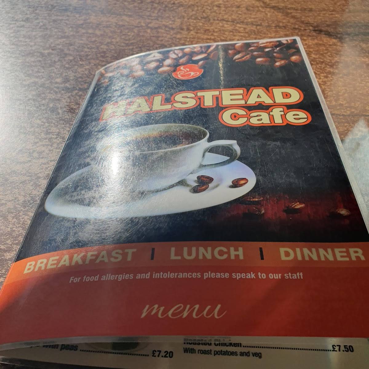 Halstead Café меню