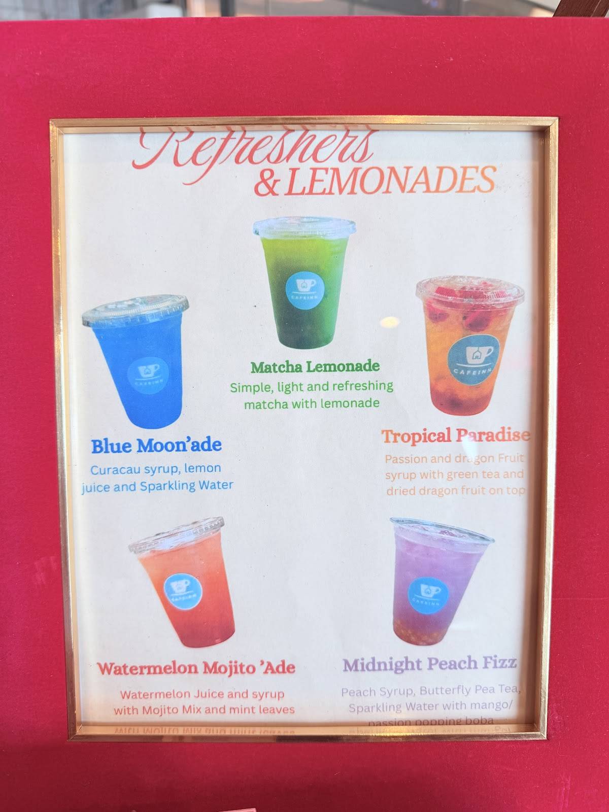 Cafe Inn меню