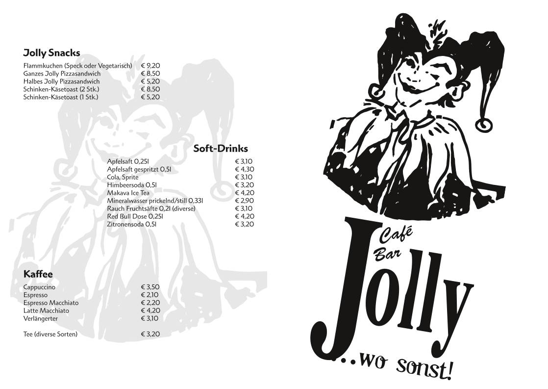Cafe Jolly меню