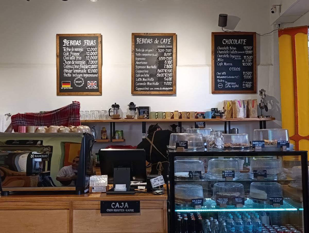 MOCAFE меню