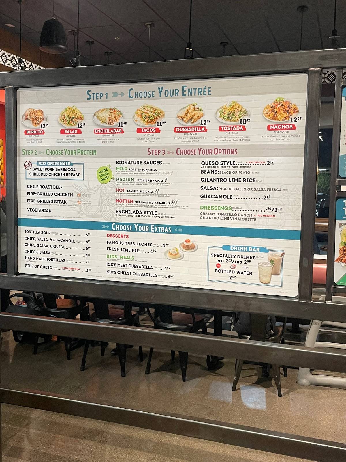 Cafe Rio Fresh Modern Mexican меню
