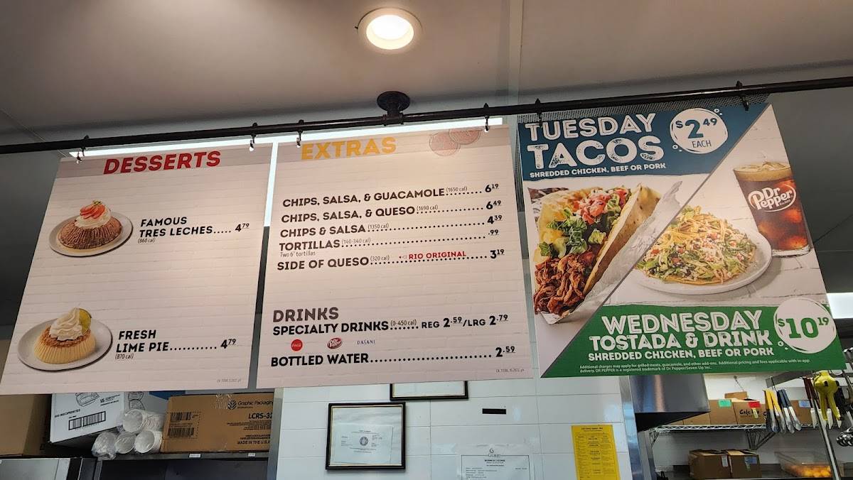 Cafe Rio Fresh Modern Mexican меню