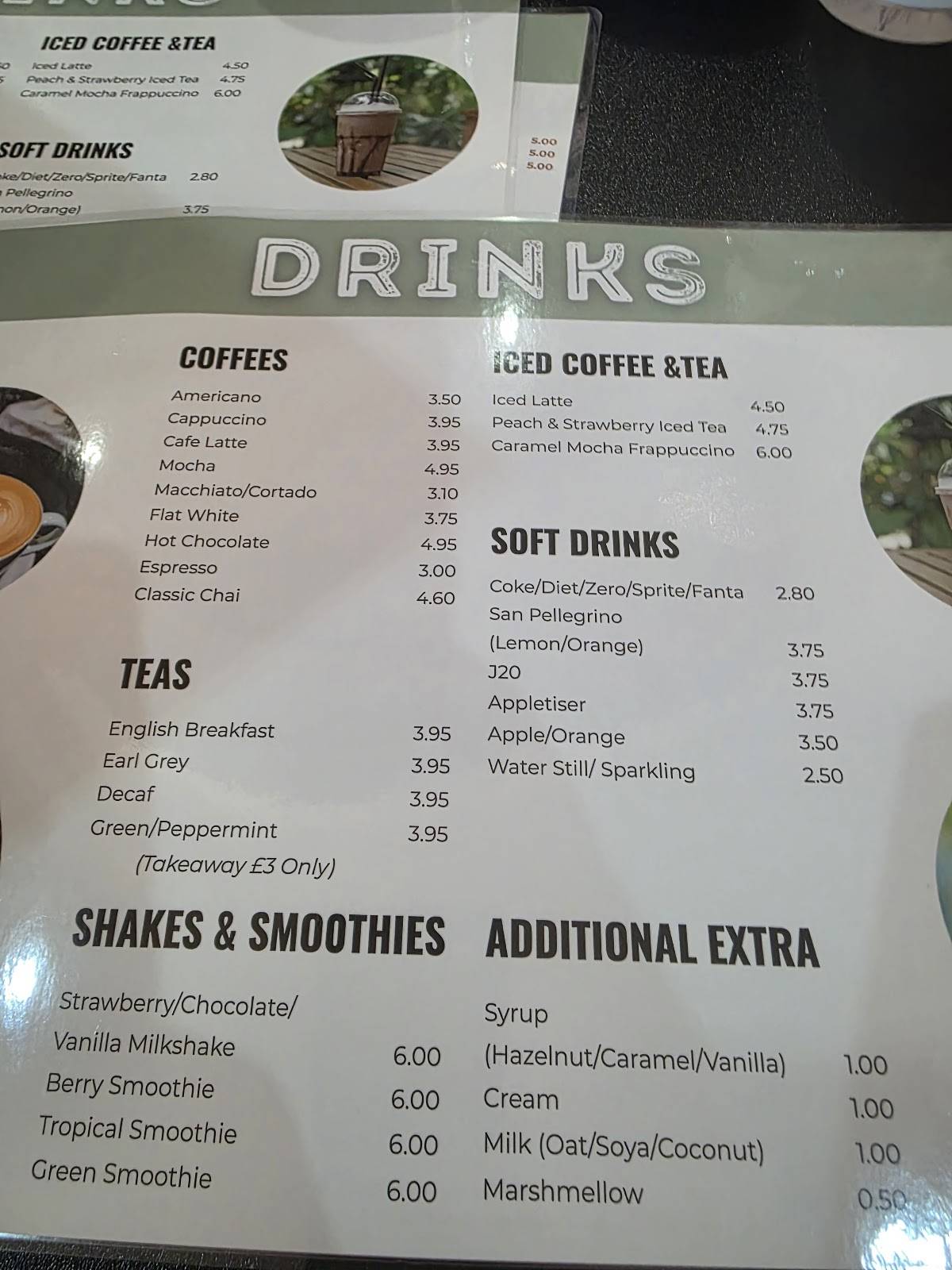 Rustic Cafe меню