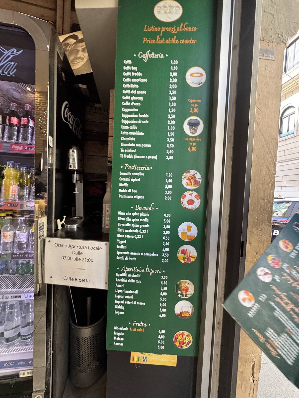 Caffè Ripetta меню