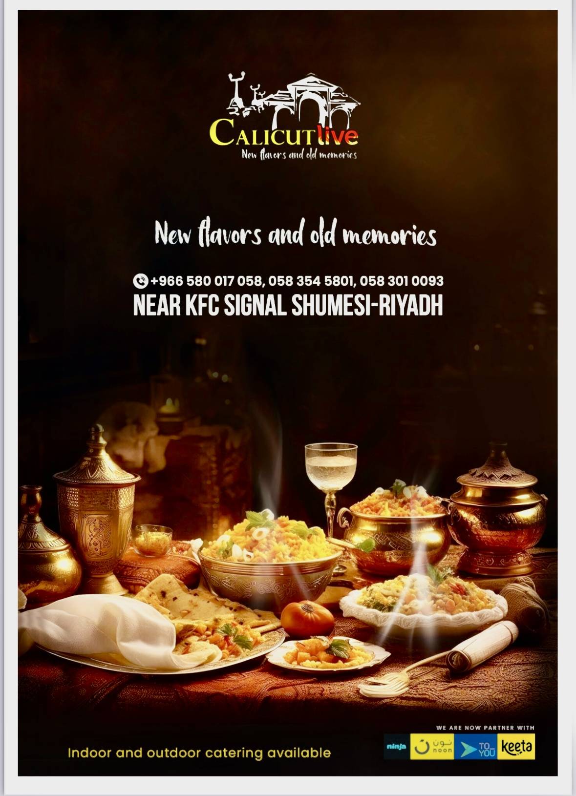 Calicut Live Restaurant меню