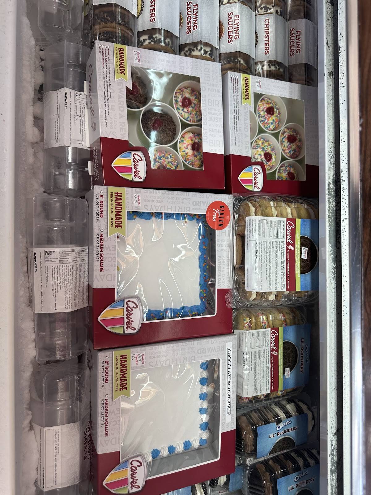 Carvel меню
