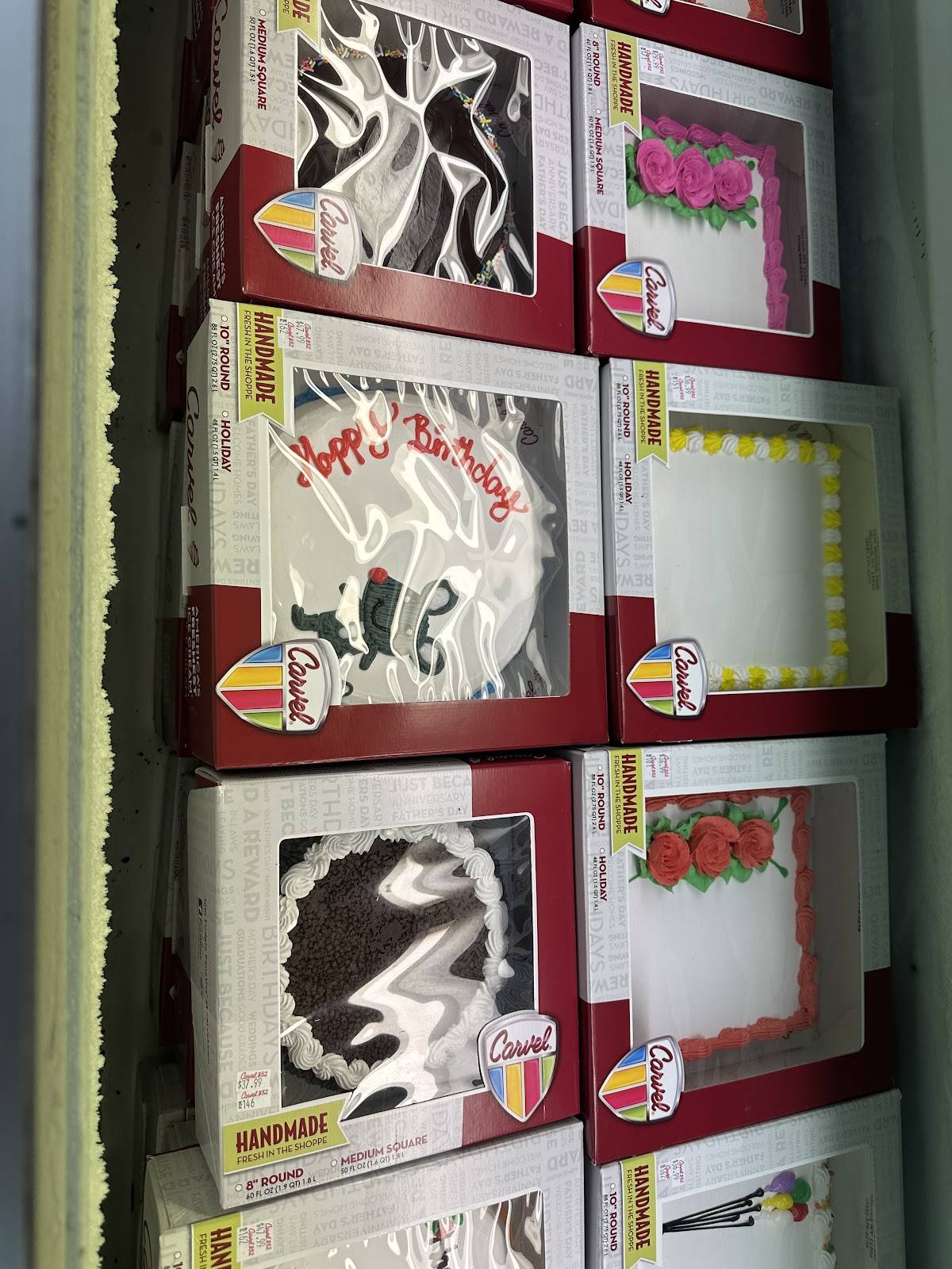 Carvel меню