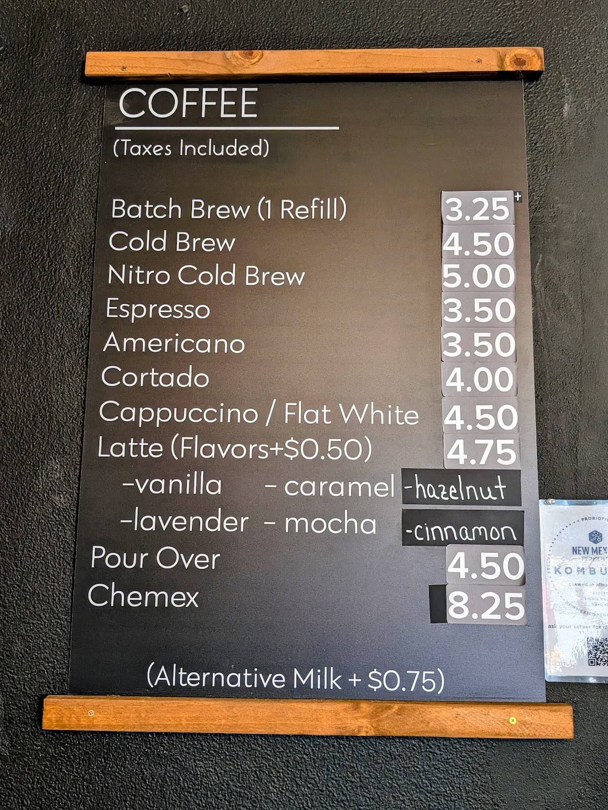 Castle Coffee меню