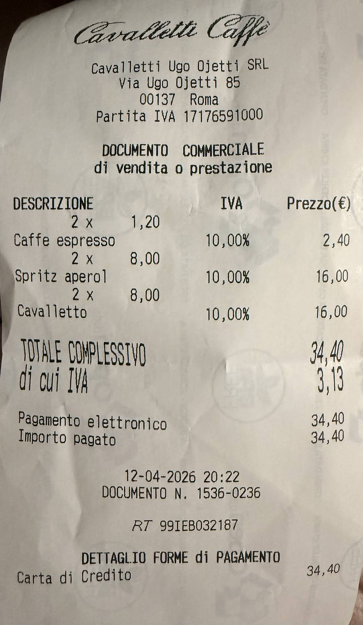 Cavalletti dal 1951 - Talenti меню