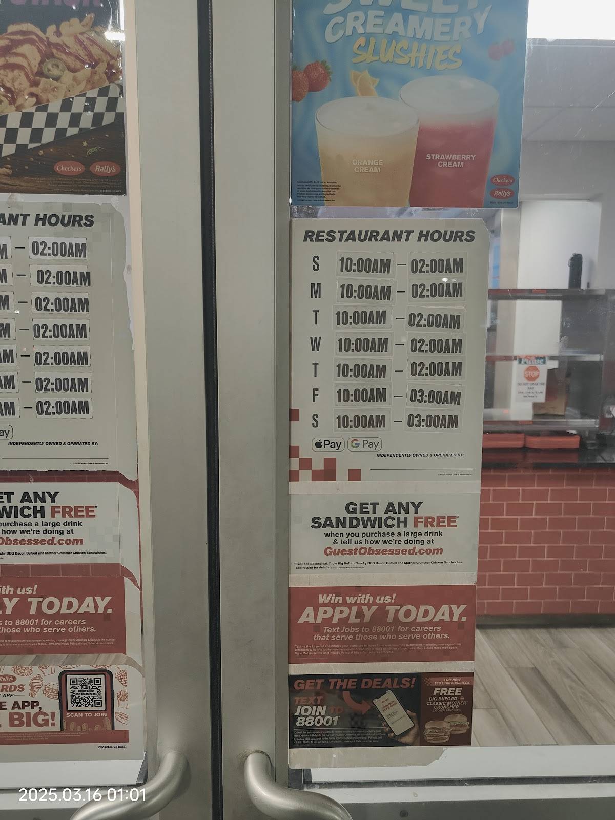 Checkers меню