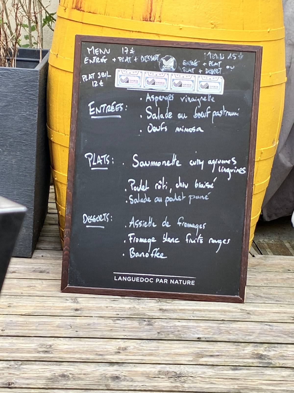 Chez Riffaud меню